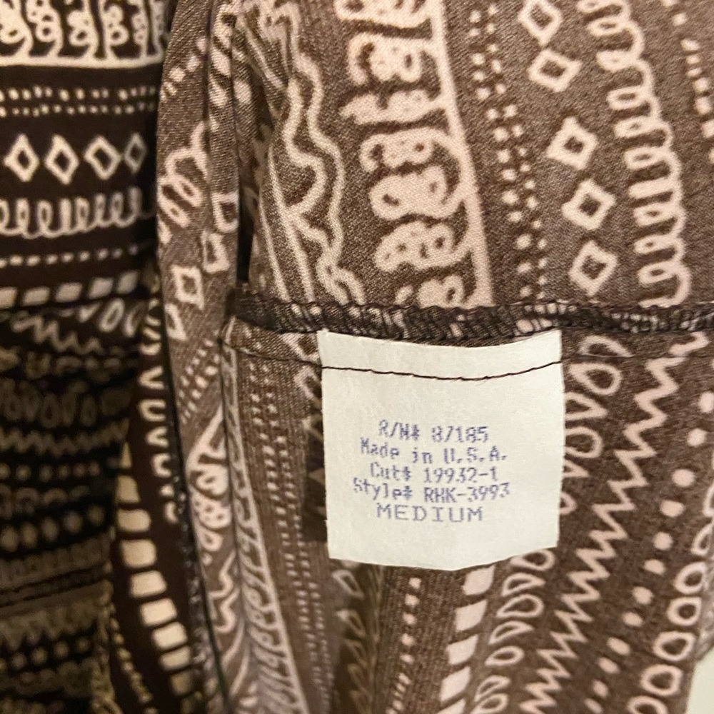 Ruby Rox Brown Patterned Dress NWT - Picture 6 of 7